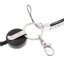 Crystal LANYARDs with Retractable Reel ,Vertical ID Badge Holder of White