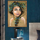 5D DIY Full Drill Diamond Painting Cross Stitch Needlework Kit (Beauty09)