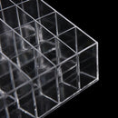 Clear 24 Makeup Lipstick Cosmetic Storage Display Stand Racks Holder Organizer U