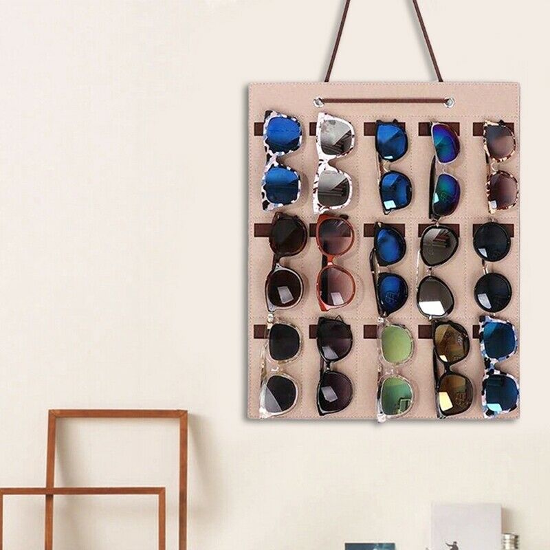 Glasses Organizer Sunglasses Organizer Storage Hanging Bag Sunglasses Eyegl F6V7