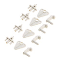 4x Pontoon Boat Door Gate Latch Plastic, Universal Fit for 1 inch, 1 1/8 inch or