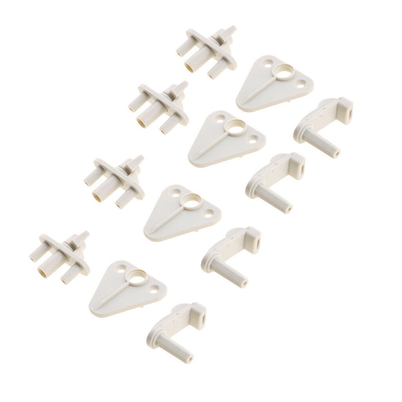 4x Pontoon Boat Door Gate Latch Plastic, Universal Fit for 1 inch, 1 1/8 inch or