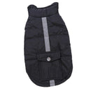 Pet Dog Cat Vest Jacket Winter Warm Windproof Costume Coat Black