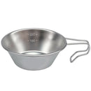 1Pc Stainless Steel Bowl Portable Camping Cookware Outdoor Mini Cup Tablewa