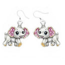 Animal Rhinestone Hook Dangle Earrings for Women Ear Jewelry Gift (Style 1) A