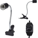 US 25-100W UVA UVB Heat Emitter Lamp+Holder Bulb Light Heater Pet Reptile  GIY