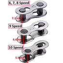 10 Pairs Mountain Bicycle Bike Chain Quick Connector Link for 6-7-8 Speed QuU6C8