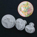 Plunger Cutters Cake Decorating Fondant Cookie Biscuit Mold Set Baking I9Q2