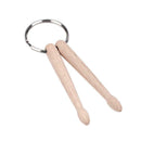 Mini Drum Sticks Keychain Wood Drumsticks Percussion Key Ring Chain Keyring