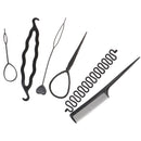 6Pcs/Set Children Curler Hair Braid Maintenance Spiral Twist Hair Styling Tools