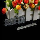 2Pcs Fence Design Metal Cutting Die For DIY Scrapbooking Album Paper Card BX