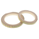 20x Unfinished Bamboo Flat Loop Circle Embellishment for DIY Craft 35-50mm