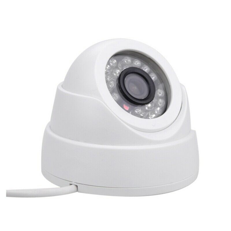 1/3 CCD 1000TVL 24 LED IR Cut Security Indoor Dome CCTV Camera 3.6mm PAL