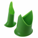 5X(2pcs Kitchen Accessories Pepper Tomato Corers Fruit Vegetable Core Remo P9U6)