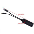 Power Over Ethernet 10/100Mbps 15.4W 2A 12V POE Splitter Adapter For IP Cameras