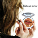 Led Lighted Mini Makeup Mirror 3X Magnifying Compact Travel Portable Sensin