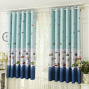 Cartoon Car Print Blackout Curtains Window Blinds Drapes Purdah Home Decor