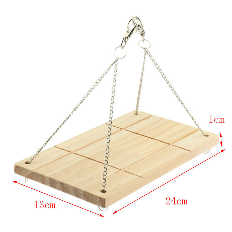 High Quality Wooden Bird Parrot Stand Swing Toys Parrot Pet Supply