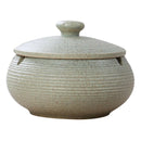 2pcs Ceramic Ashtray With Lid & Water Tank Windproof Ash Holder For Smoker