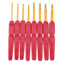 8pcs Crochet Hooks Knitting Needles Set With Ergonomic Grips 2.5-6.0mm Y8Y9