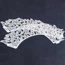 Cake Decoration Supplies,50PC DIY Cupcake Wrappers Butterfly Lace Cup Cake  Y8E1