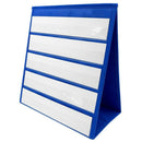 Tabletop Desktop Pocket Chart Table Top With Bonus 20X Dry Erase Cards,Desk K5Q4