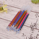 24colors Multicolour Ballpoint Gel Pens Refill Set Colorful Painting Drawing Nw