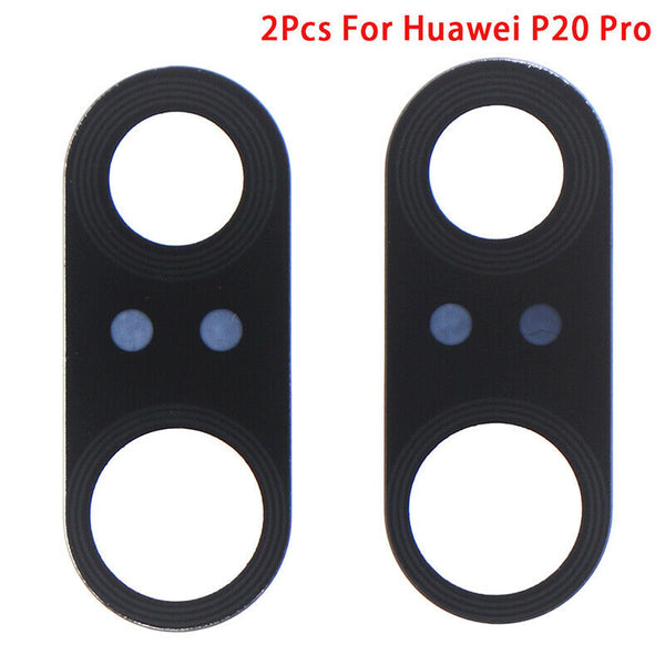 2Pcs For Huawei P20 Pro Back Rear Camera Lens Glass Cover with Replacement Pa lj