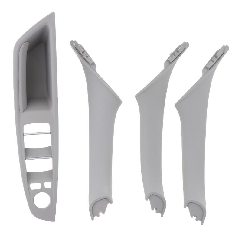 4 Pcs Inner Door Clasp Handle Door Handles Cover Interior Door Trim for BMW 5