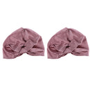 2pcs/set Women's Silk Sleeping Cap Night Sleep Hats Hair Care Scarves Bonnet