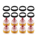 Mousse Mould Round Plastic Tart Ring French Dessert Perforated Cake Circle
