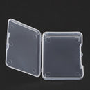 5pcs Plastic Transparent With Lid Storage Box Collection Container Case PartV3