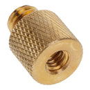 15mm Brass 3/8"-16 Female to 1/4"-20 Male Convert Screw Thread Adapter f. Tripod