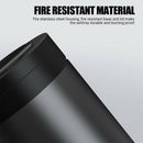 Outdoor Travel Stainless Steel With Lid Car Ashtray LED Blue Light Smokeless