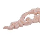 1X Rubber Wood Oak Carved Corner Onlay Applique Furniture Drawer Door Home  A2L7