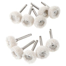 10Pcs/Set Dental Polishing WheelWool Cotton Polishing Pad Brushes Rotary ToolsBX