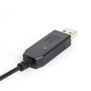 2x USB Charging Cables for BaoFeng UV-5R UV-82 UV-8D Radio Desktop Charger A