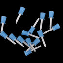 100Pcs/set`dental plastic polishing brush prophy rubber cup dentist lab mater ^