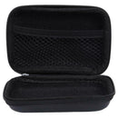 Mini Zipper Earbud Pouch USB Cable Portable Earphone Storage Bag (Black) A