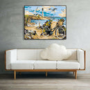 Painting By Numbers Kit DIY Seaside Scenery Canvas Oil Art Picture Craft