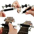 Rolling Guitar Capo With Rubber Padding For Acoustic, Electric And Bass Guitar
