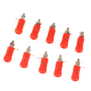 10 pieces 4mm Banana Plug Socket Jack Banana Binding Post Connector Terminal