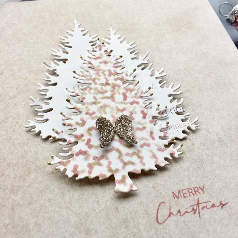 Xmas Tree Metal Cutting Dies for DIY Scrapbook Album Paper Card Making Decor- OZ