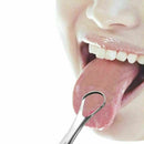 Stainless Steel Tongue Cleaner Scraper Oral Care Bad Breath Sweeper Tool 1X