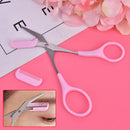 1pcs Eyebrow Eyelash Hair Scissors Comb Trimmer Stainless Steel Tool P a_J Gw