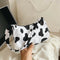 Cow Milk Printed Women Handbag Tote Female Casual Underarm Shoulder Bag (2)