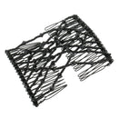 Lovoski Chic Butterfly Beads Double Hair Comb Clip Stretchy Hair Accessory
