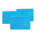 33.7*22.7cm Anti Static Repair Heat Insulation Silicone Pad Desk Mat Magnetic H
