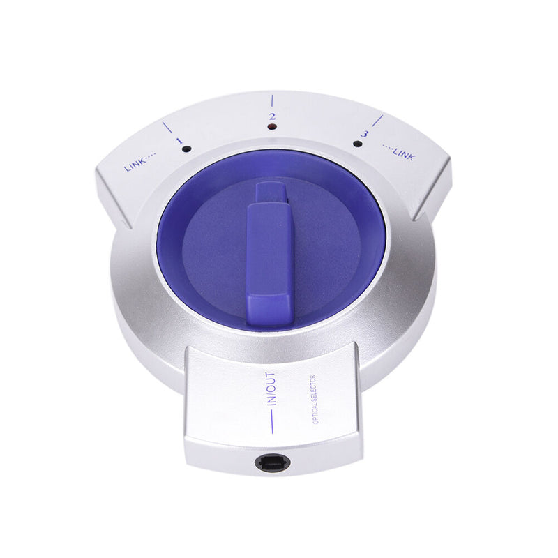 Digital Audio Optical Fiber Cable Adapter 3-Way Switch Selector Splitter  JRB3C