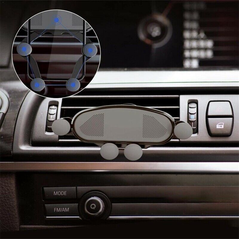 Car Phone Holder, Universal Gravity Auto-Retractable Air Vent Cell Phone Ho Q4E4